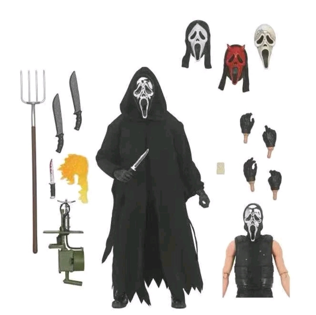 NECA Scream Ghostface Inferno Play Ultimate Action Figure Boxed