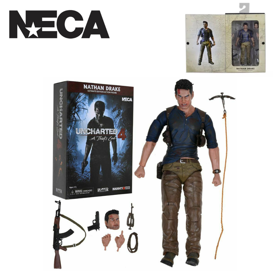 NECA Uncharted Play Ultimate Action Figure Boxed