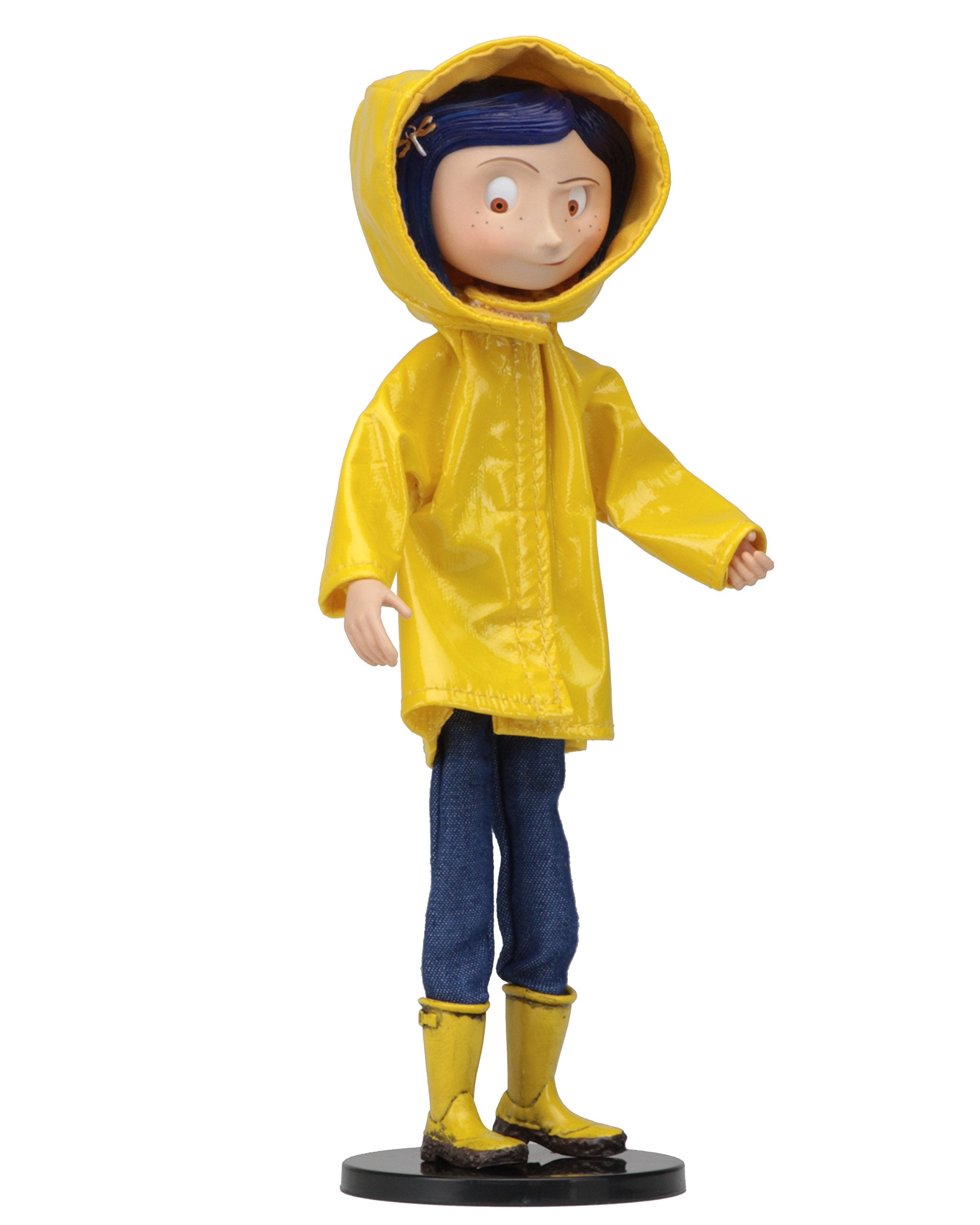 NECA Coraline Raincoat Doll Movie Replica 7"