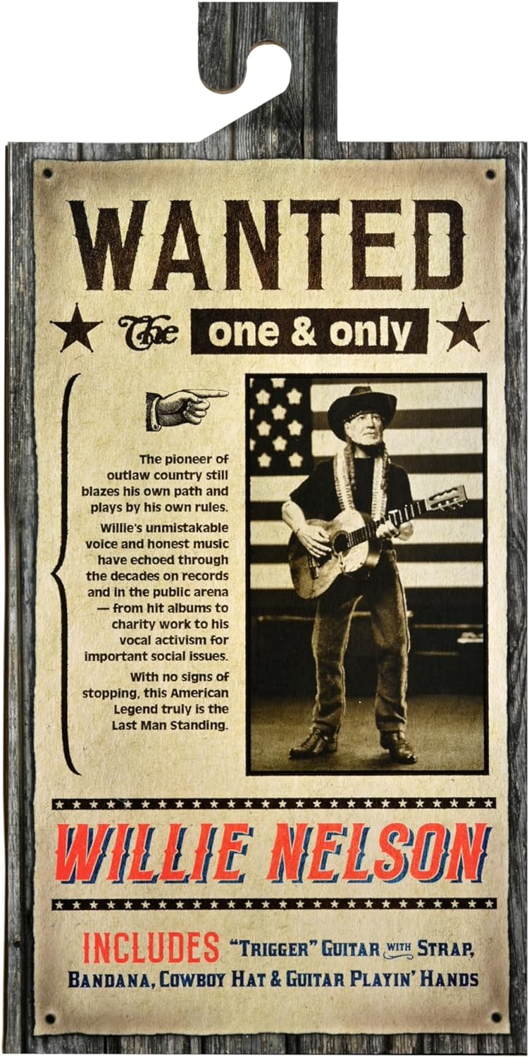 NECA Willie Nelson 8 Inch Clothed Action Figure