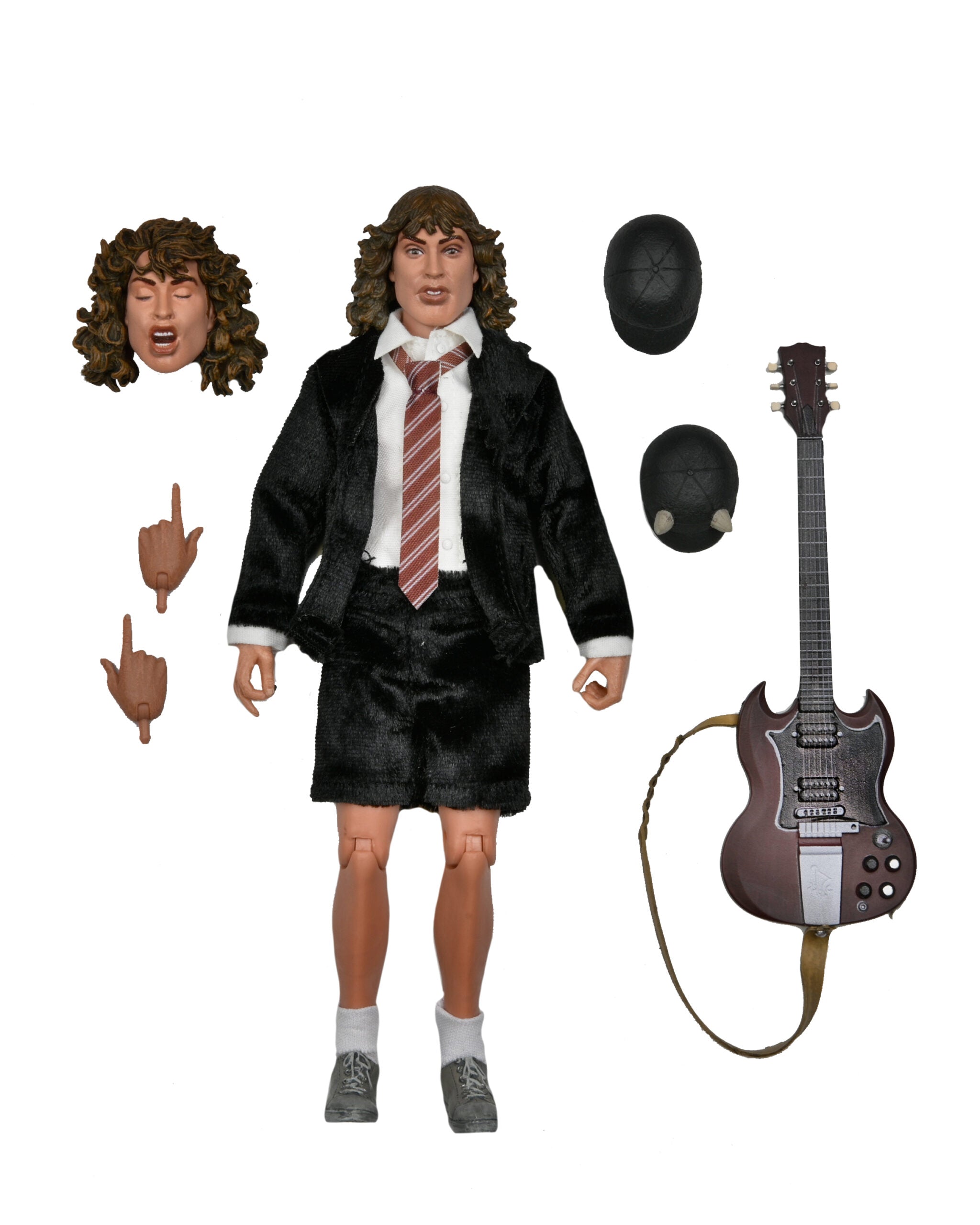 NECA AC/DC ANGUS YOUNG “HIGHWAY TO HELL” 8 INCH CLOTHED ACTION FIGURE
