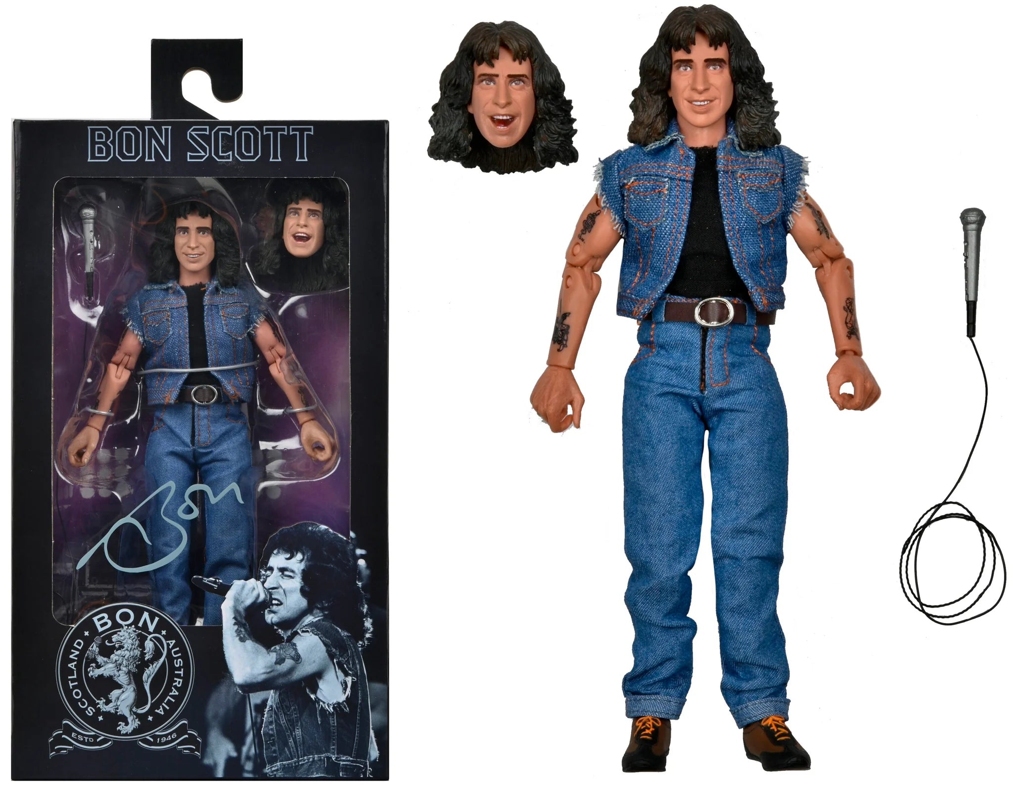Ac/Dc Bon Scott Highway To Hell 8 Inch Clothed Action Figure — 2716