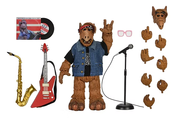 Alf (Alien Life Form) Born To Rock Alf Ultimate 7 Inch Scale Action Figure