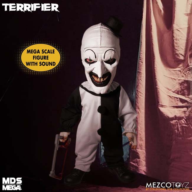 Mezco MDS Terrifier Clown Talking 15 inch Mega Scale Doll