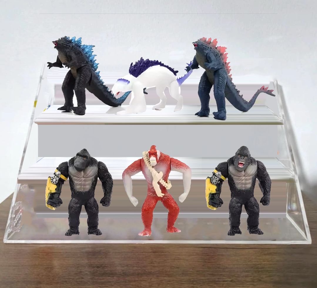 Godzilla Kong 6PCS Action Figure Bundle