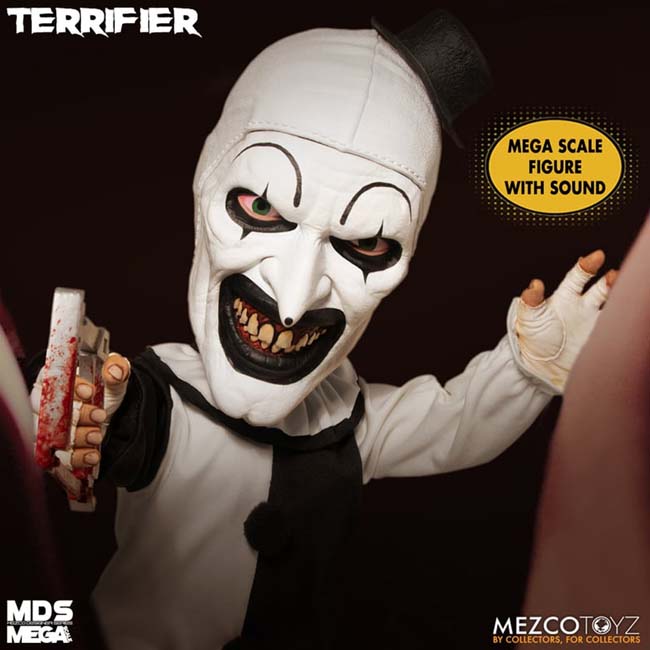 Mezco MDS Terrifier Clown Talking 15 inch Mega Scale Doll