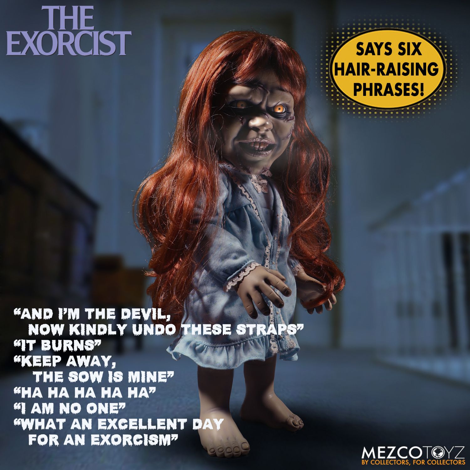 Mezco MDS The Exorcist Talking 15 inch Mega Scale Doll