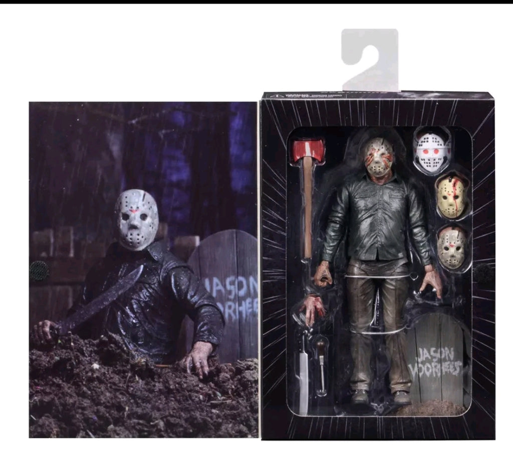 NECA Friday The 13th Jason Voorhees Play Ultimate Action Figure Boxed