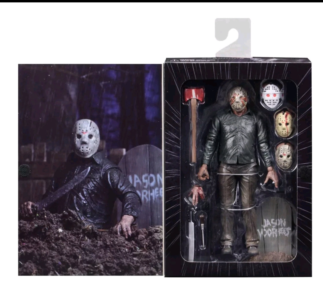 NECA Friday The 13th Jason Voorhees Play Ultimate Action Figure Boxed