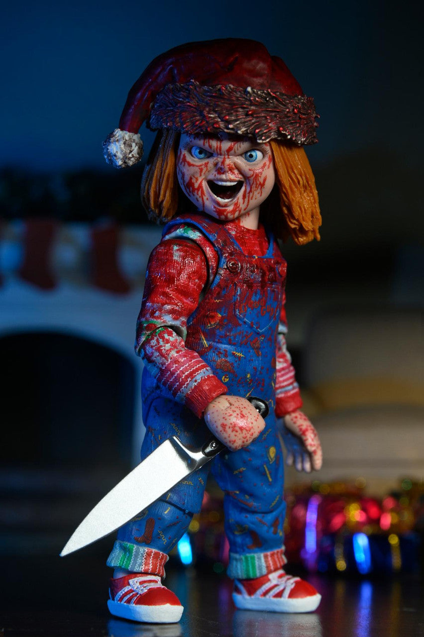NECA Chucky Childs Play Christmas Ultimate Action Figure Boxed