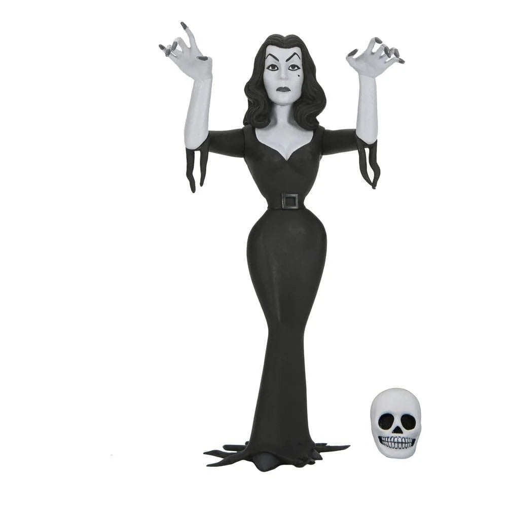 Vampira Silver Screen Edition Toony Terrors 6 Inch Scale Action Figure